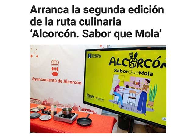 Espacio Diario: «Arranca la segunda edición de la ruta culinaria ‘Alcorcón Sabor que Mola'»